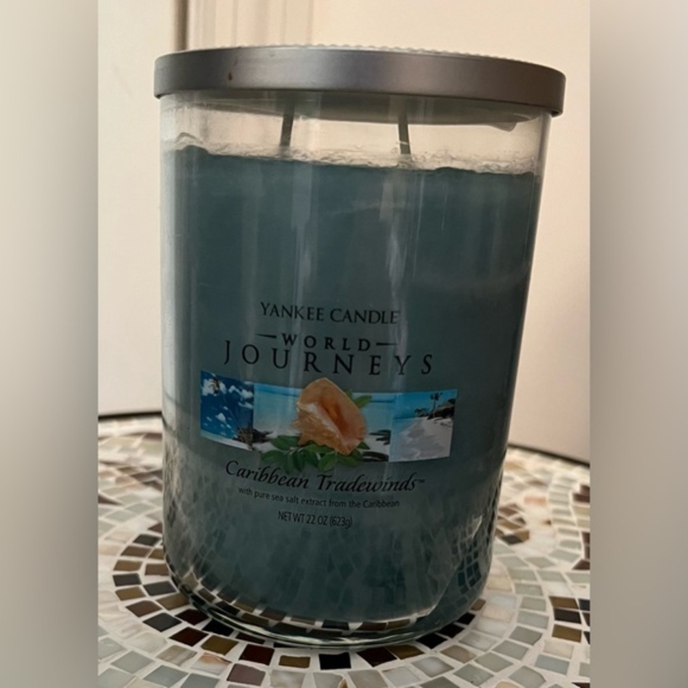 Yankee Candle Caribbean Tradewinds World Journeys 22 oz 2-Wick NEW Unlit